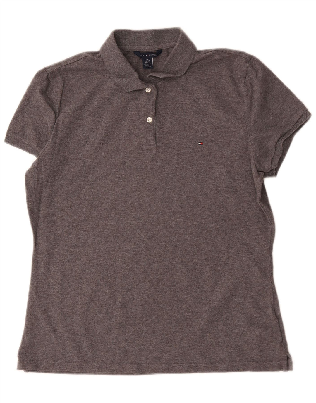 Tommy Hilfiger Dame Polo Shirt UK 18 XL Grå