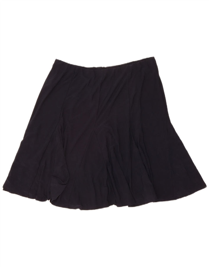CHAPS Womens A-Line Skirt UK 20 2XL W38  Navy Blue Polyamide