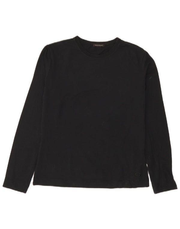 SERGIO TACCHINI Womens Top Long Sleeve UK 14 Medium Black