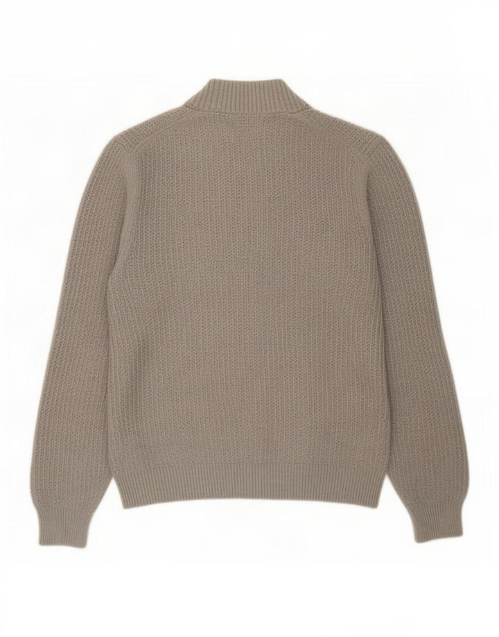 Massimo Dutti Herre V-hals sweater Stor Grå Bomuld