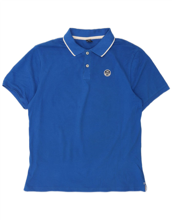 North Sails Herre Polo Shirt Stor Blå Bomuld