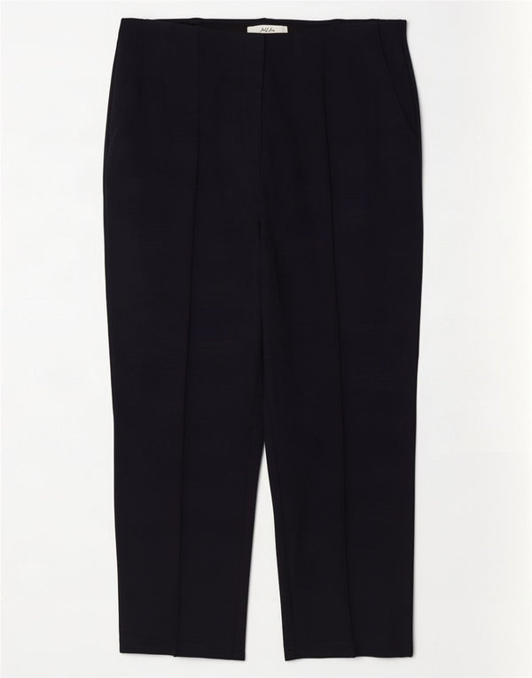 Marks & Spencer Dame Crop Chino Bukser UK 14 Large W32 L26 Navy Blue