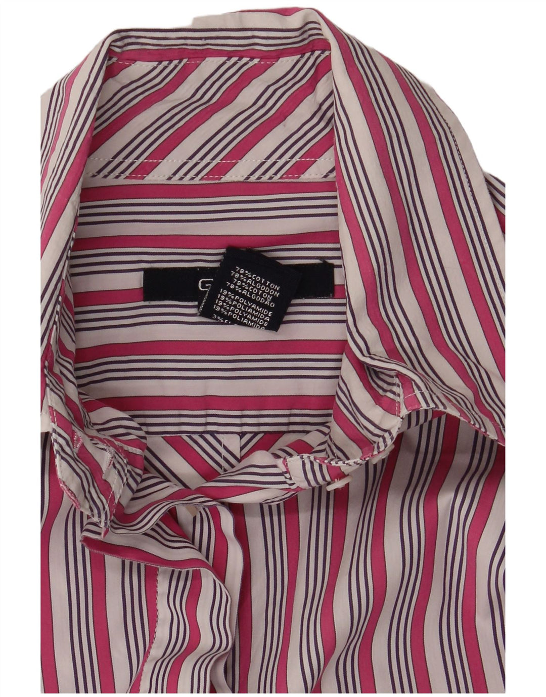GANT Dameskjorte UK 12 Medium Pink Stribet Bomuld