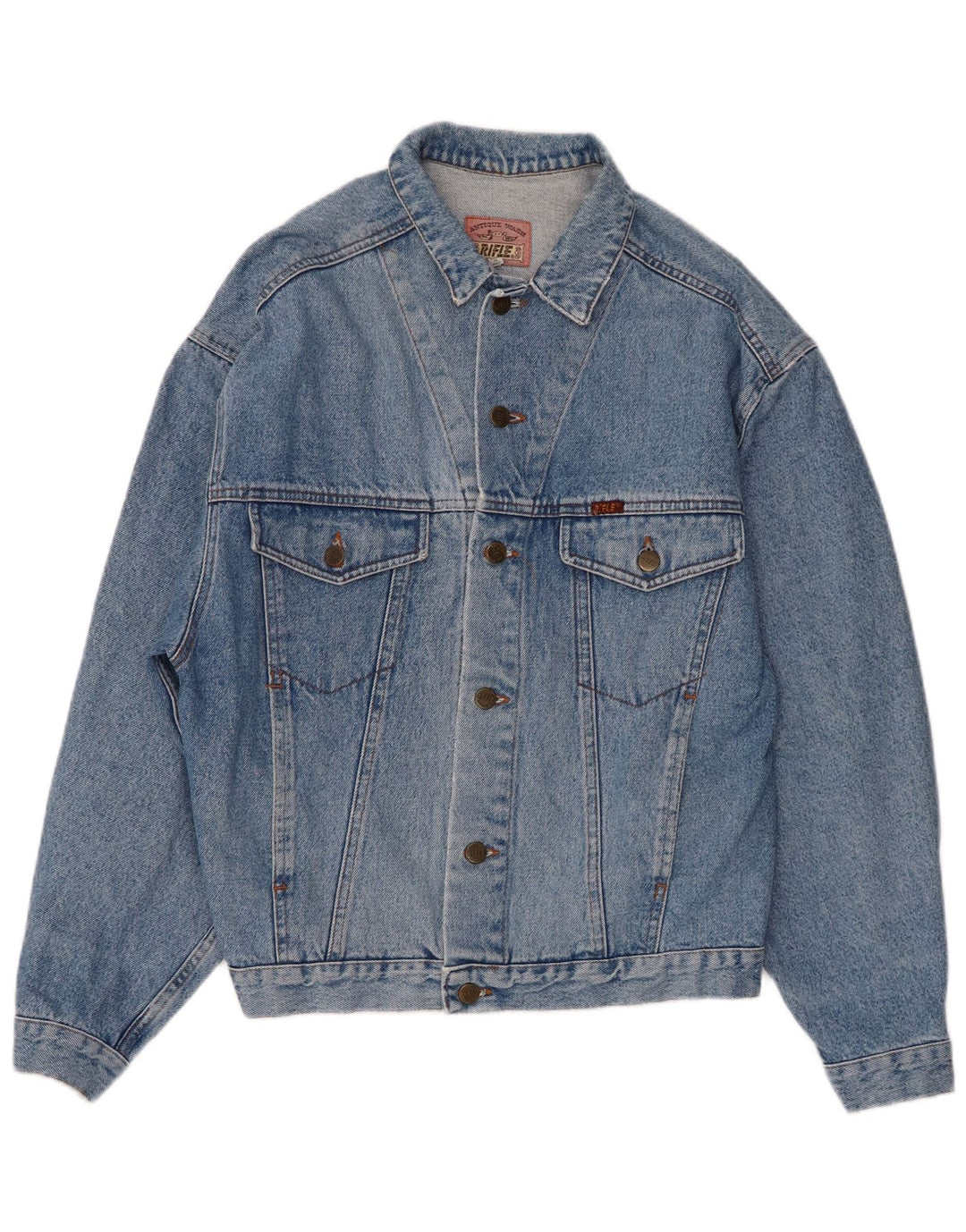 Rifle Herre denimjakke UK 38 Medium Blue