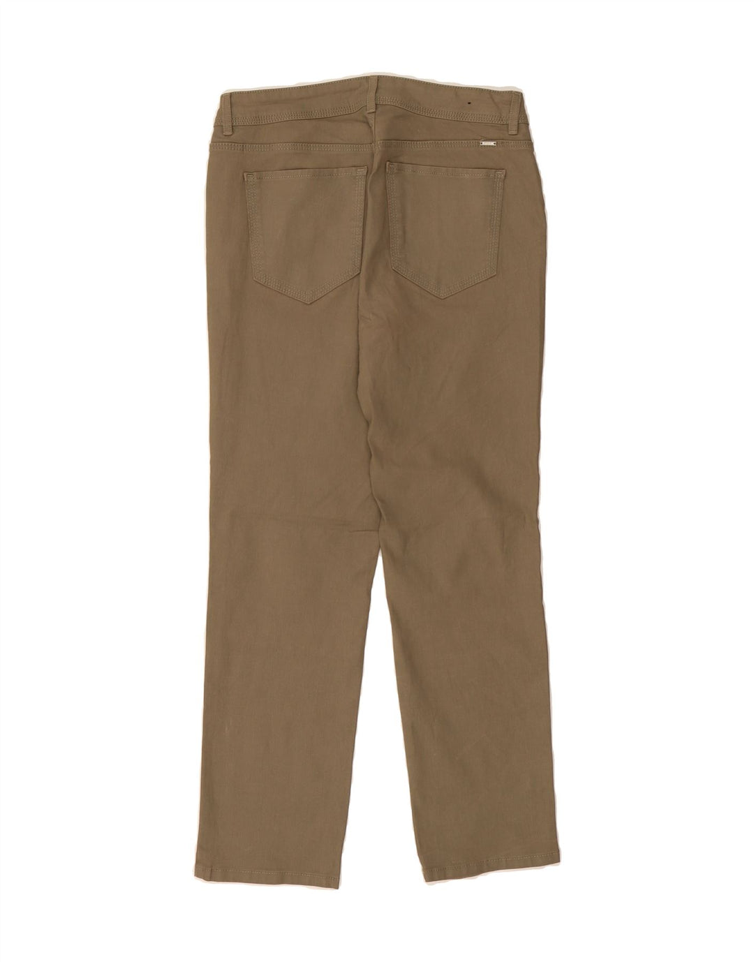 MASSIMO DUTTI Womens Straight Casual Trousers EU 40 Medium W30 L27 Beige Vintage Massimo Dutti and Second-Hand Massimo Dutti from Messina Hembry 