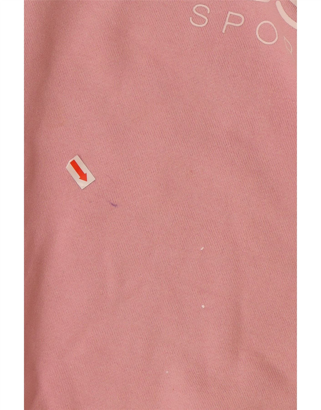 ELLESSE Grafisk Sweatshirt Jumper til kvinder UK 12 Medium Pink Bomuld