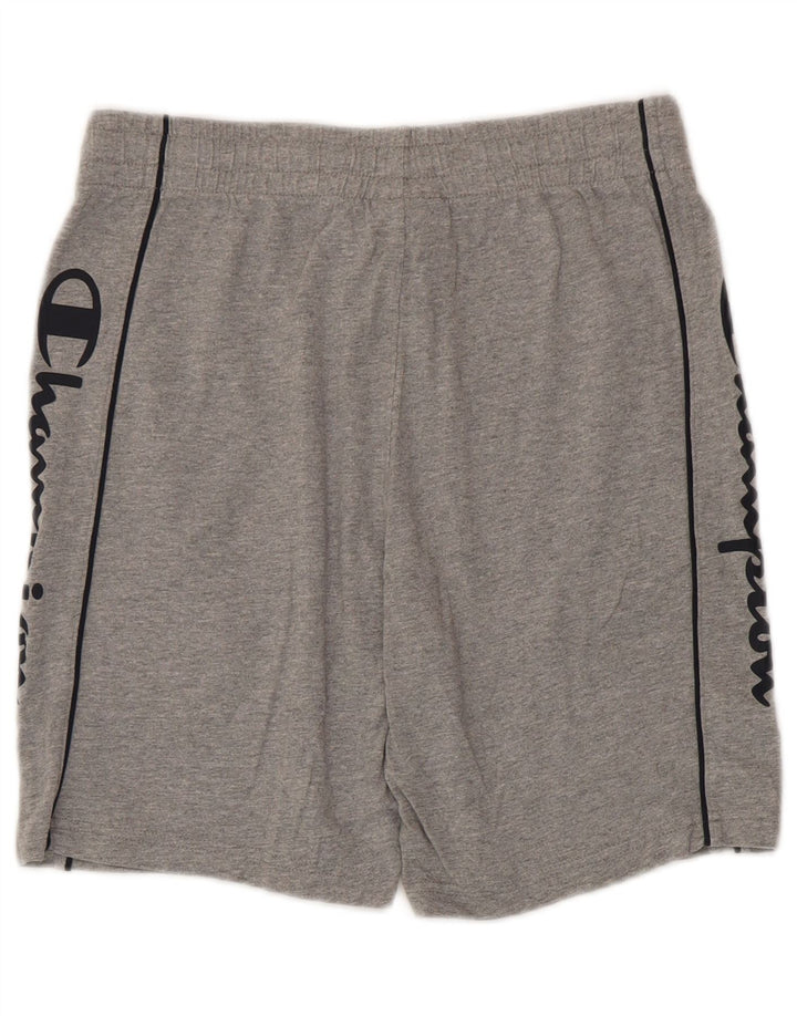 Champion Herre grafiske sportsshorts Små grå flækkede bomuld