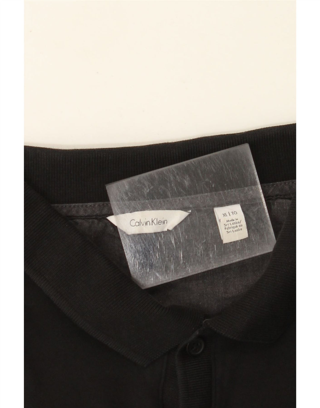 CALVIN KLEIN Herre poloshirt XL Sort
