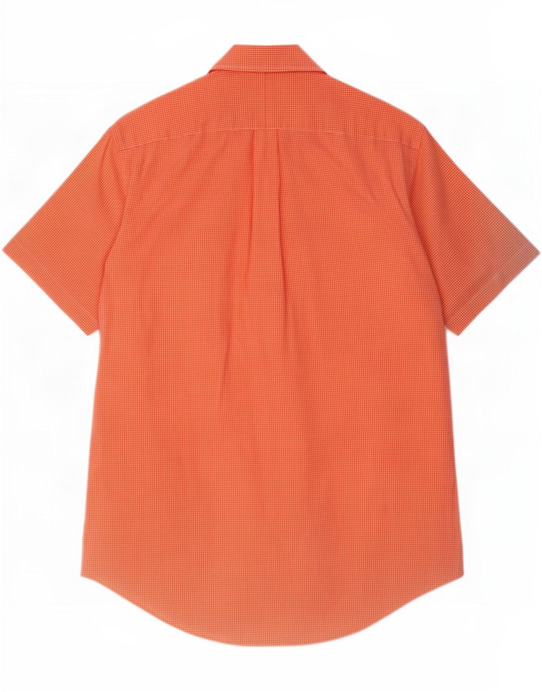 Ralph Lauren Herre kortærmet Custom Fit skjorte Medium Orange Gingham
