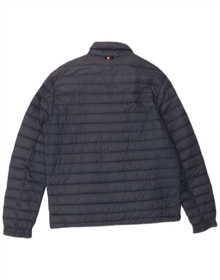 Tommy Hilfiger Herre polstret jakke UK 40 Stor marineblå polyamid