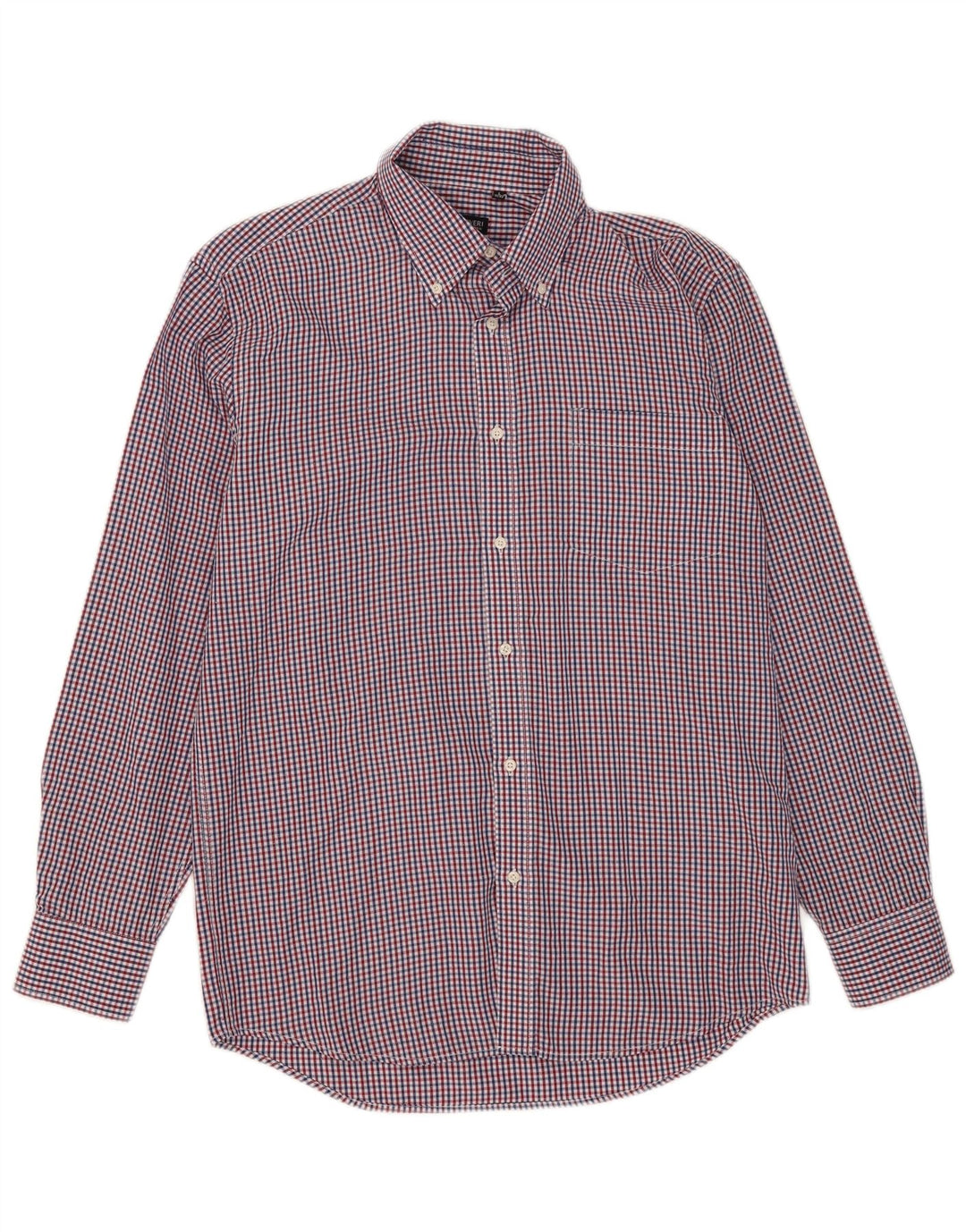 Coveri herreskjorte str. 41/42 Stor flerfarvet Gingham Polyester