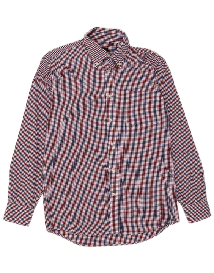 Coveri herreskjorte str. 41/42 Stor flerfarvet Gingham Polyester