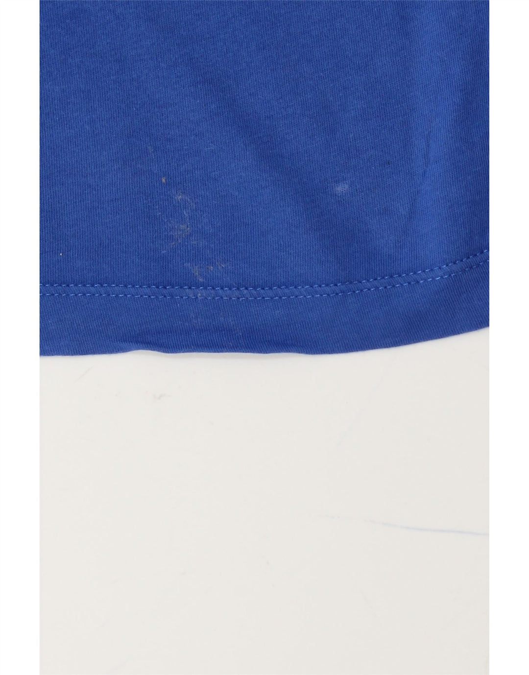 NIKE Grafisk T-shirt top til mænd XL Blå bomuld