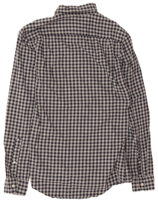 Jack Wills Herreskjorte XS Marineblå Gingham Cotton