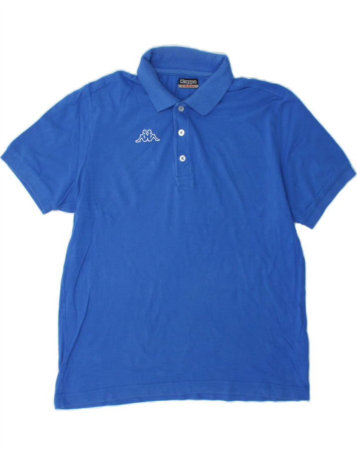 KAPPA Mens Polo Shirt Large Blue Vintage Kappa and Second-Hand Kappa from Messina Hembry 
