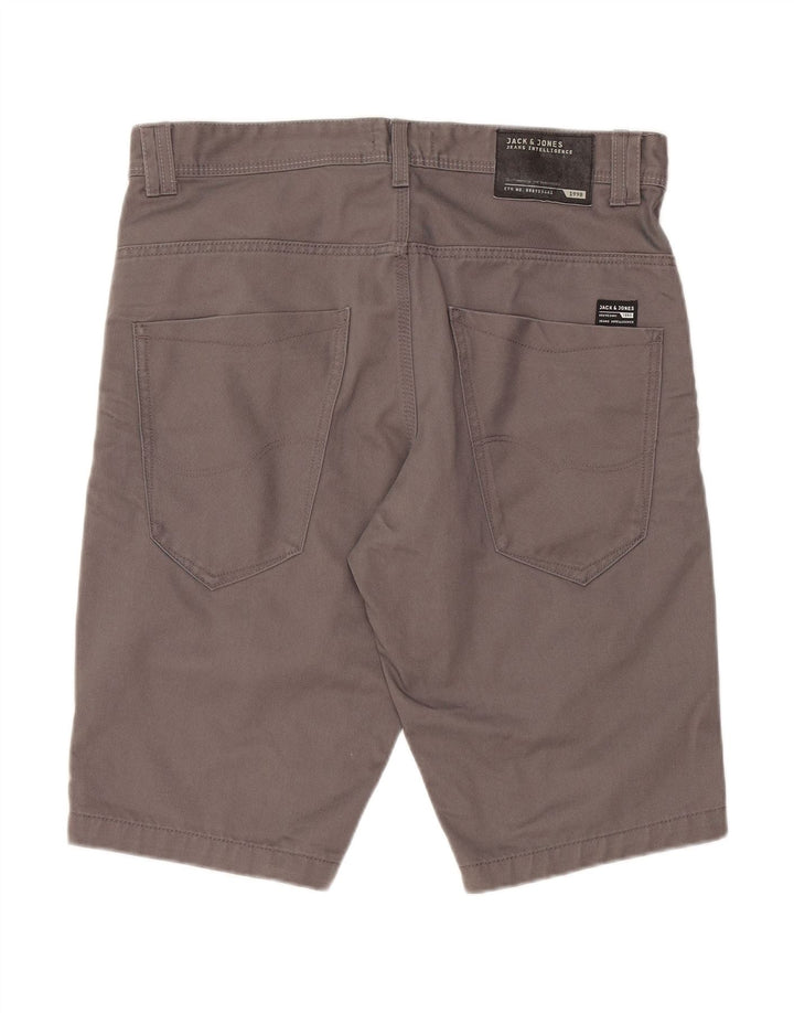 JACK & JONES Mens Anti Fit Casual Shorts Medium W32  Grey Polyester