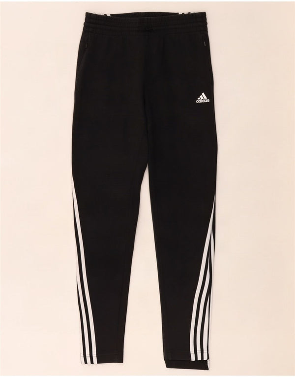 Adidas Womens Tracksuit Trousers UK 8/10 Small Black Cotton