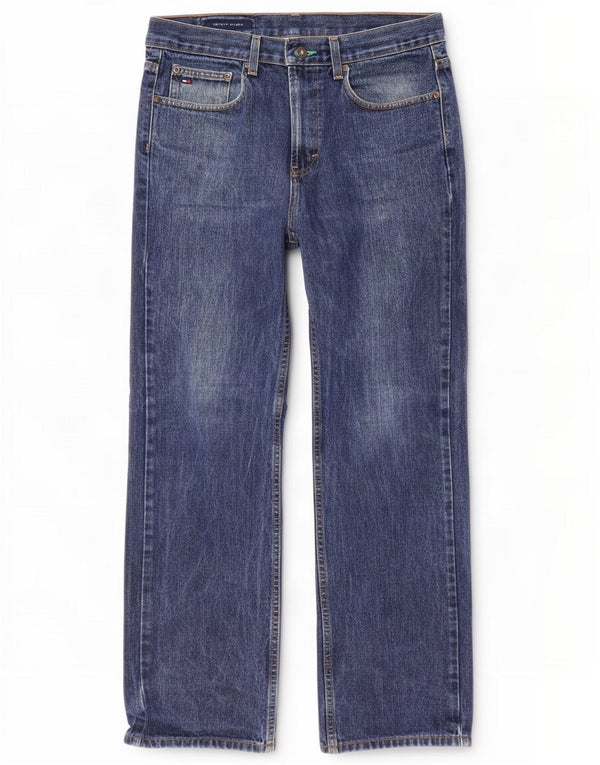 Tommy Hilfiger Straight Jeans til mænd W32 L32 Blå Bomuld