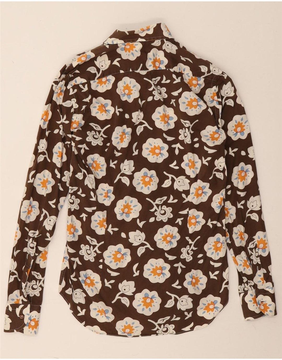 Bellini Herreskjorte Suze 39 15 1/2 Medium Brown Floral