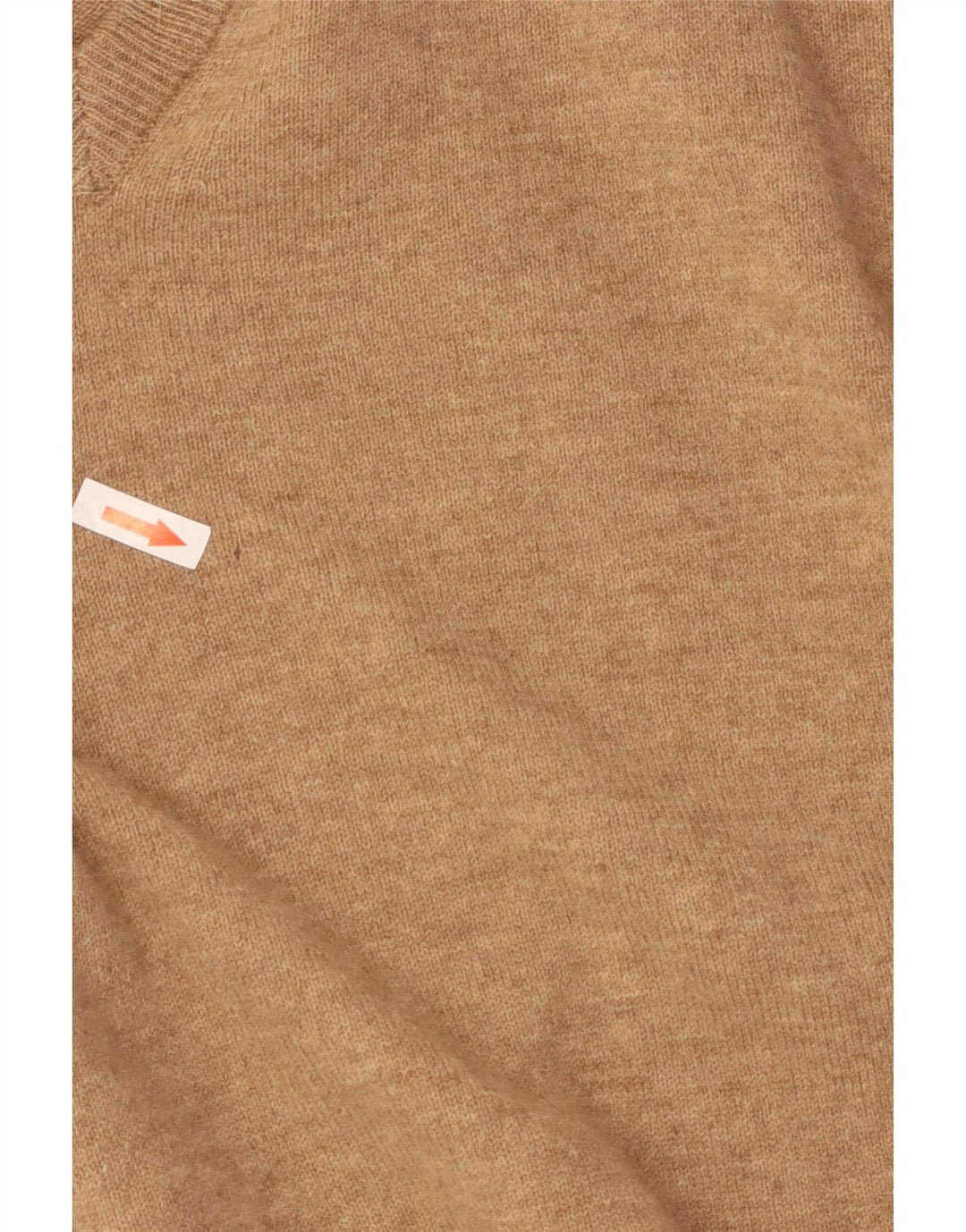 Massimo Dutti Herre V-hals sweater XL Beige Uld