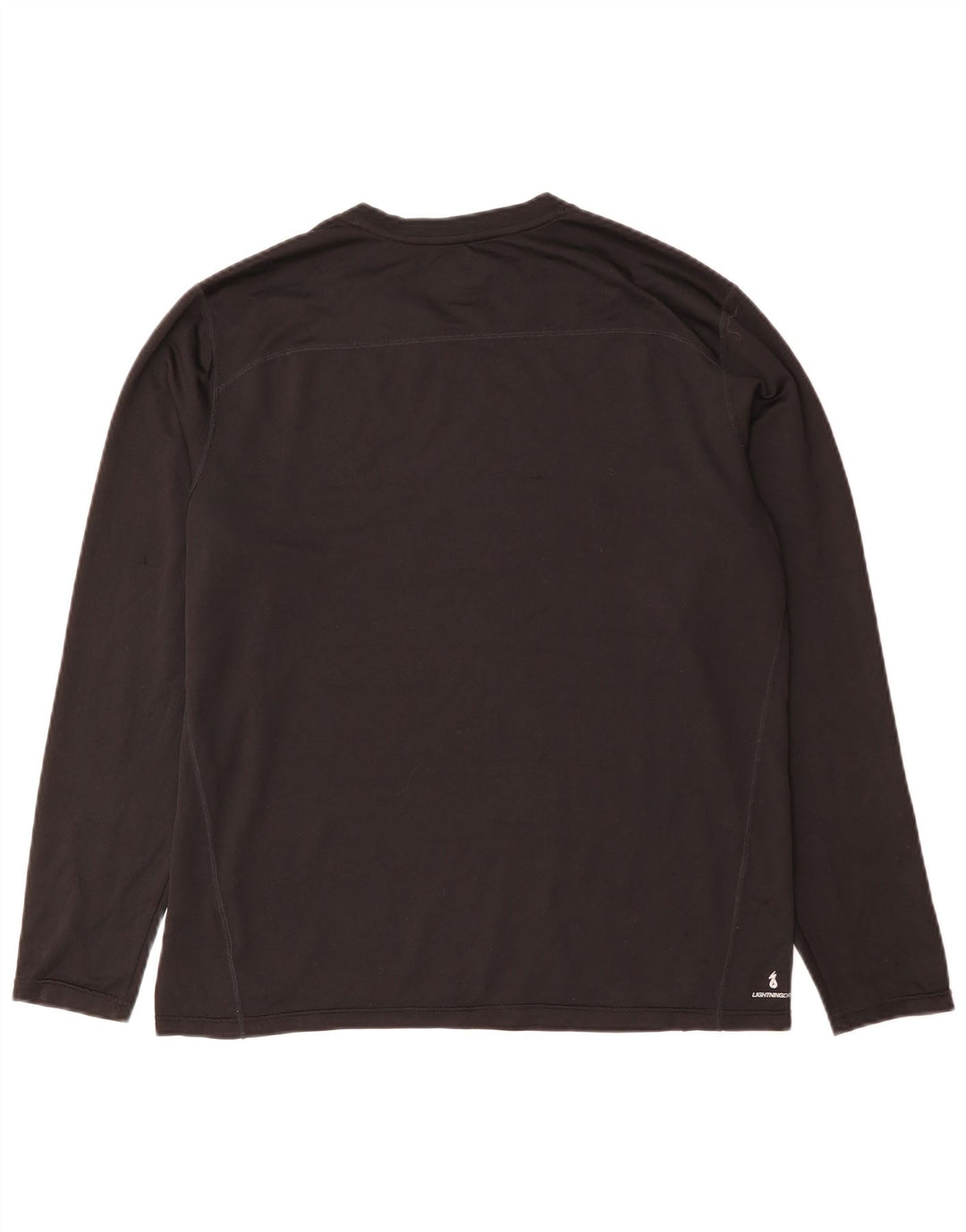 New Balance Herre Boston Grafisk Top Langærmet Stor Sort