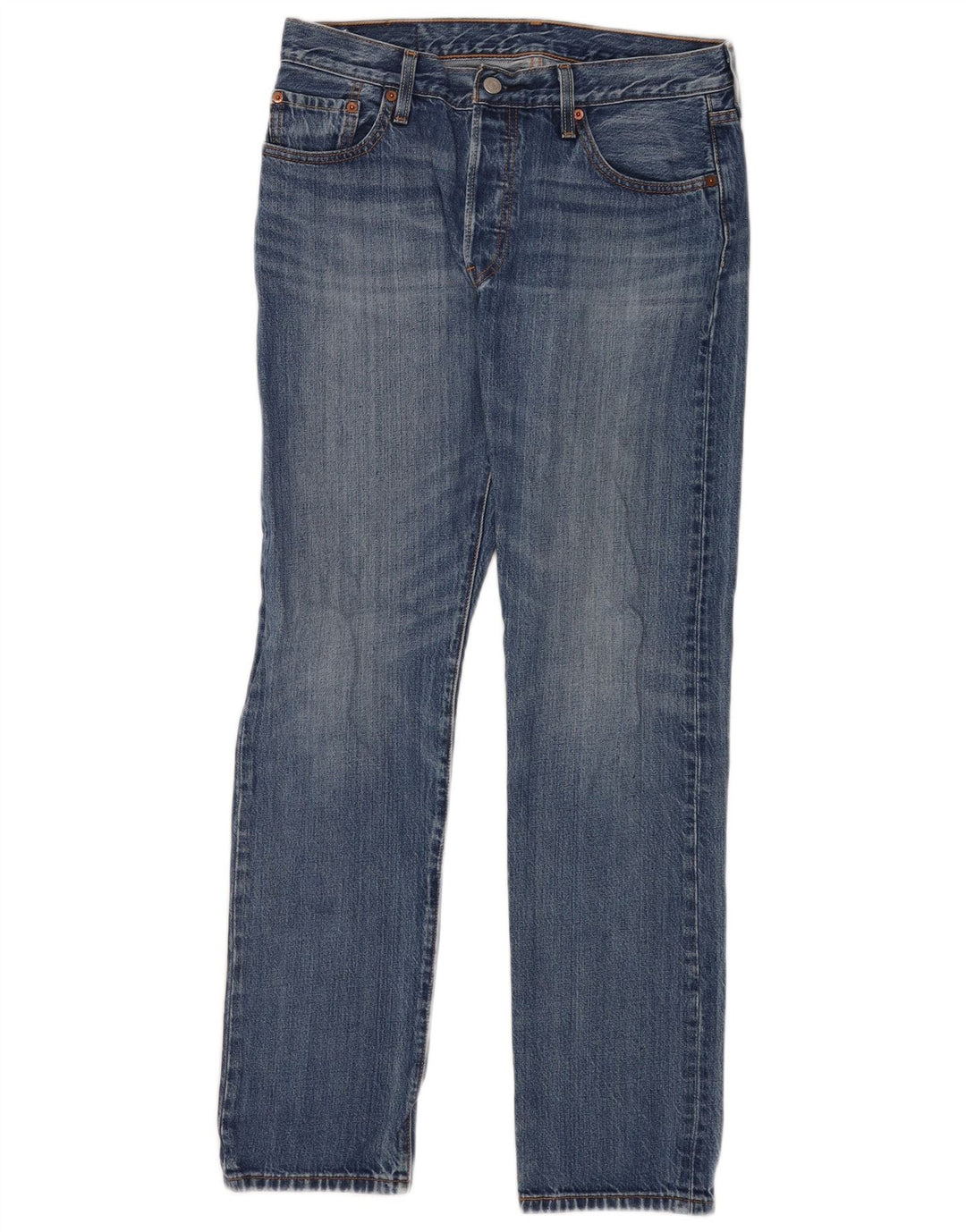 Levi's lige jeans til kvinder W29 L32 blå bomuld