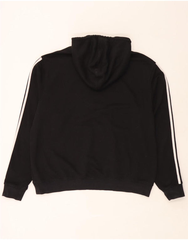 Adidas Grafisk hættetrøje til mænd XL sort bomuld
