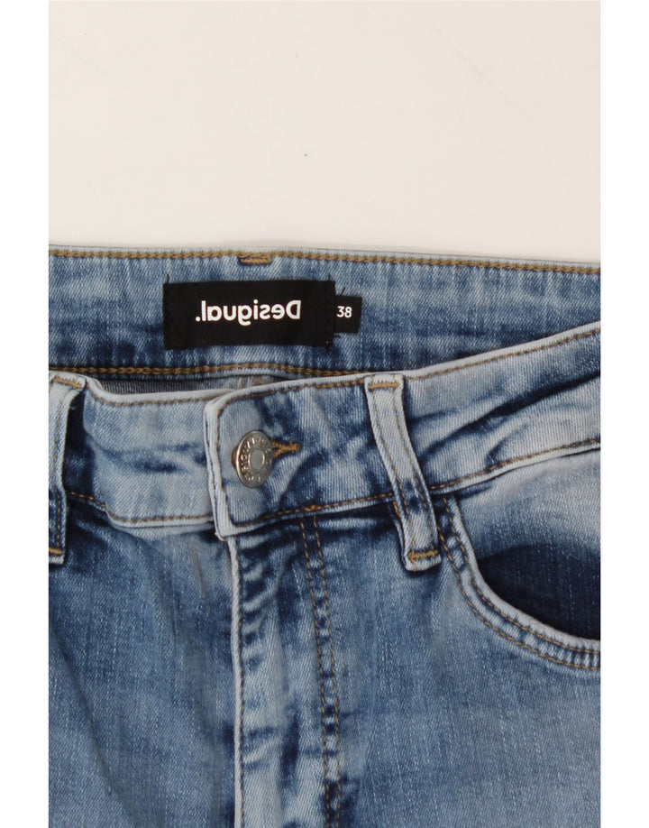 DESIGUAL Womens Slim Jeans EU 38 Medium W30 L30 Blue Cotton Vintage Desigual and Second-Hand Desigual from Messina Hembry 