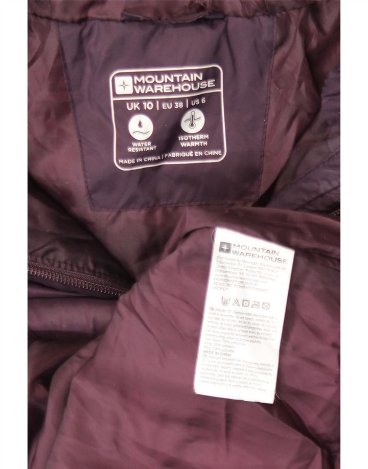 Mountain Warehouse Dame hættejakke UK 10 Small Maroon