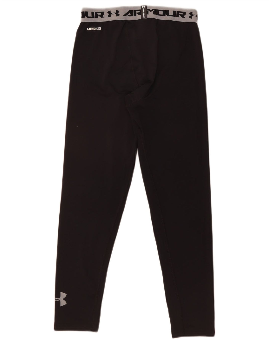 Under Armour Boys Fitted Grafiske Leggings 11-12 år Large Sort