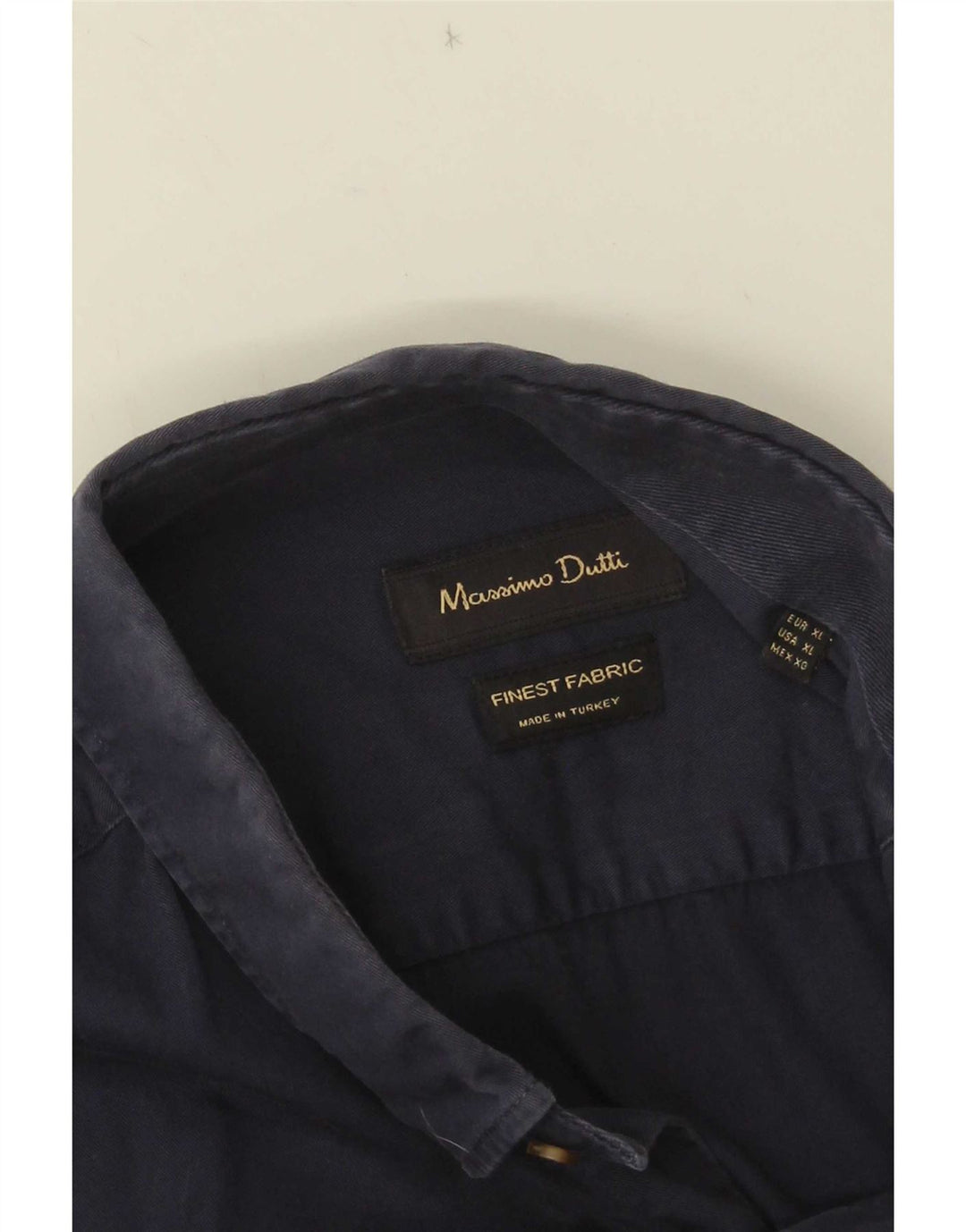 Massimo Dutti herreskjorte XL marineblå