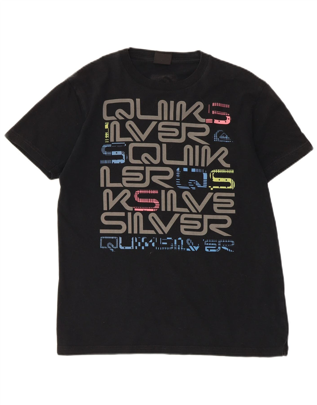 Quiksilver Herre grafisk T-shirt Top Lille Sort