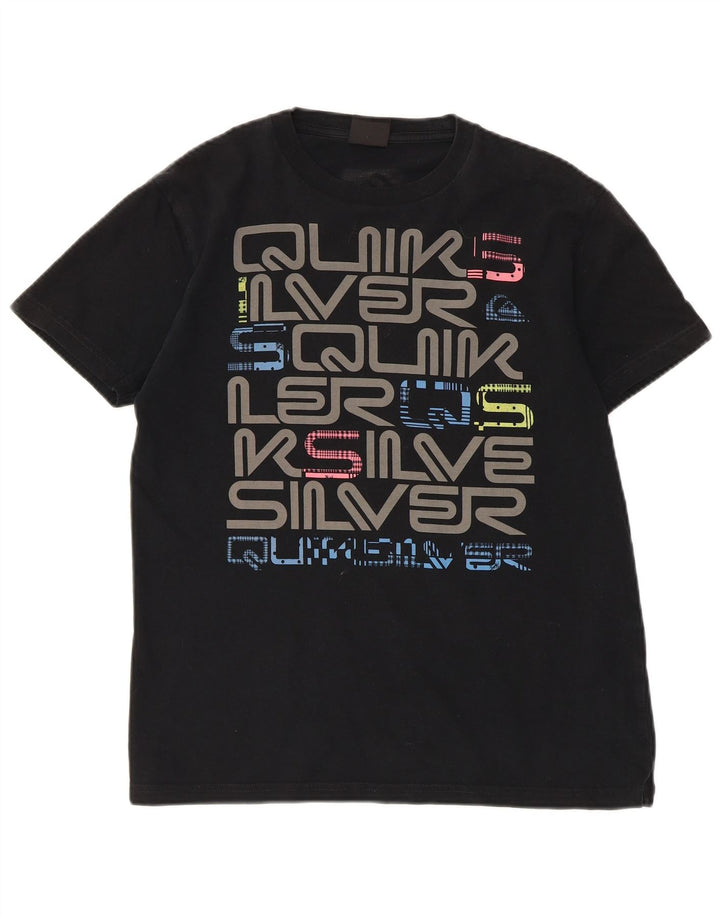 Quiksilver Herre grafisk T-shirt Top Lille Sort