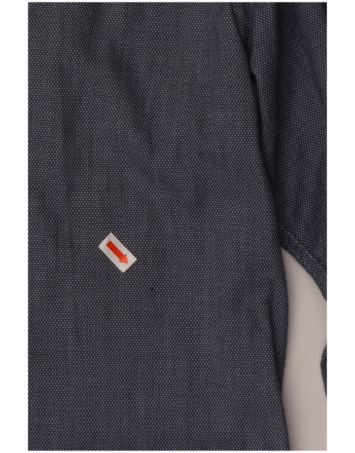 TOMMY HILFIGER Slim Fit skjorte til mænd, lille marineblå bomuld