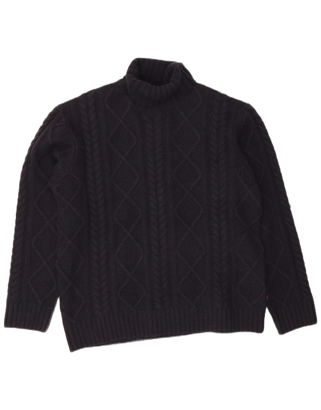 Kappa Herre rullehals sweater 2XL marineblå uld