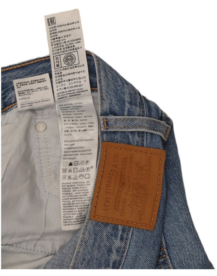 Levi's damejeans med brede ben W28 L32 blå bomuld