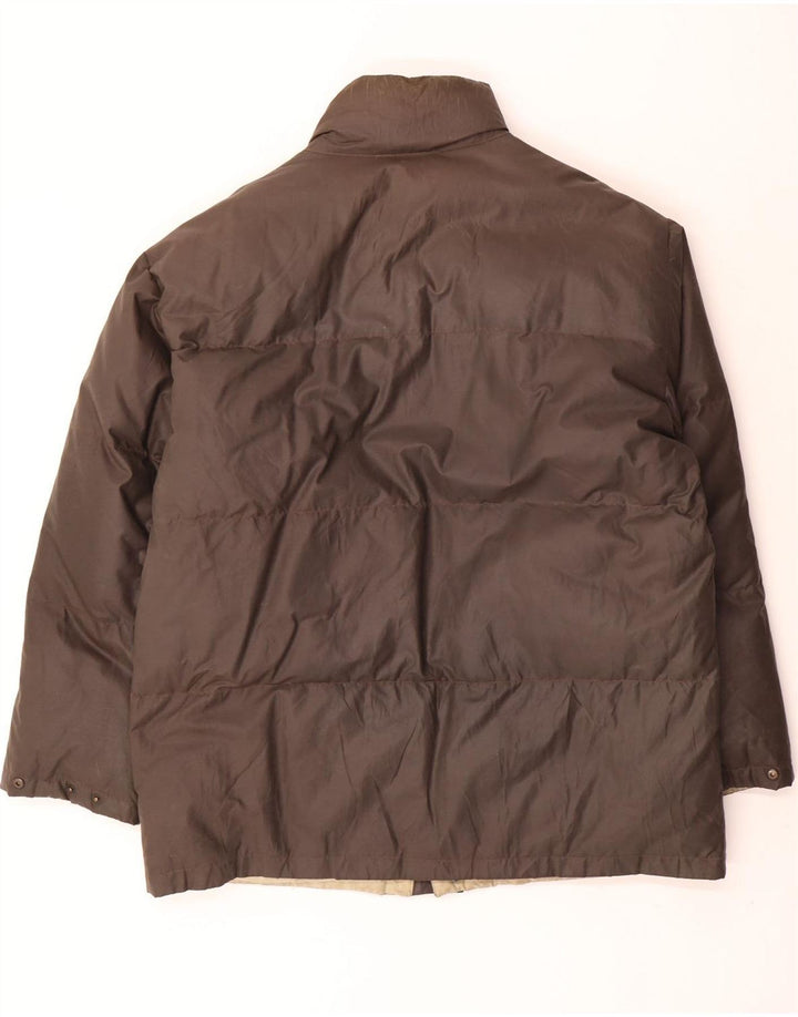 Ciesse Piumini Herre Loose Fit polstret jakke IT 48 Lille brun bomuld