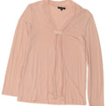 Massimo Dutti Dame Langærmet Bluse Top UK 10 Small Pink