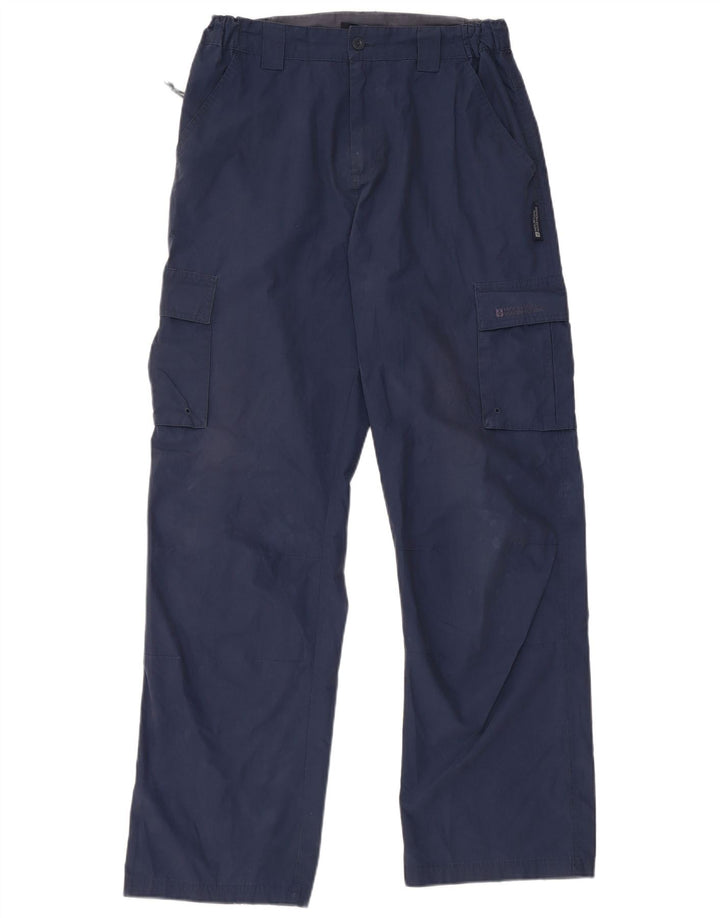 Mountain Warehouse Straight Cargo bukser til mænd W32 L31 Marineblå polyester