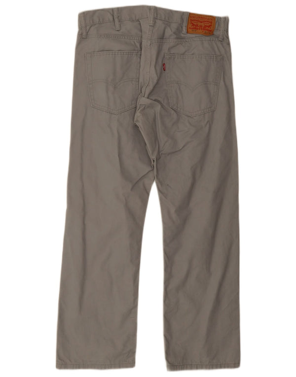 Levi's Herre 514 Straight Casual Bukser W38 L30 Grå Bomuld