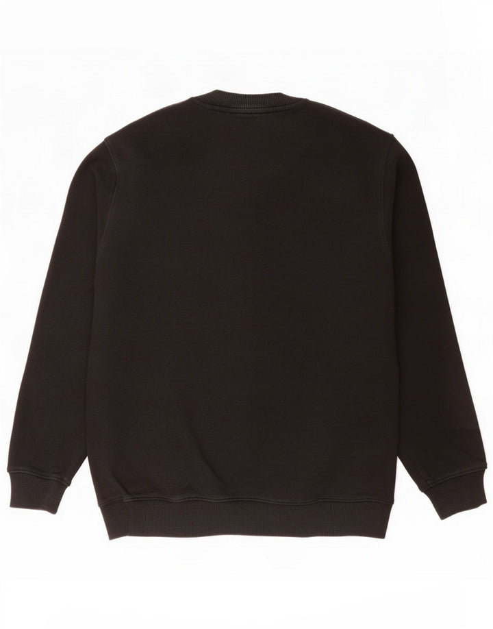 Massimo Dutti Herre Grafisk Sweatshirt Jumper Small Sort
