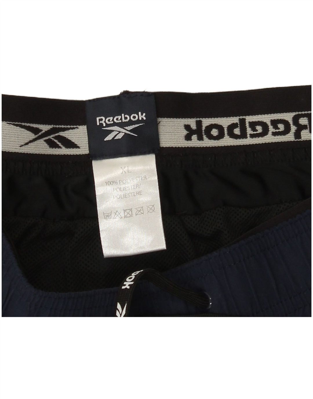 Reebok badeshorts til mænd XL marineblå polyester