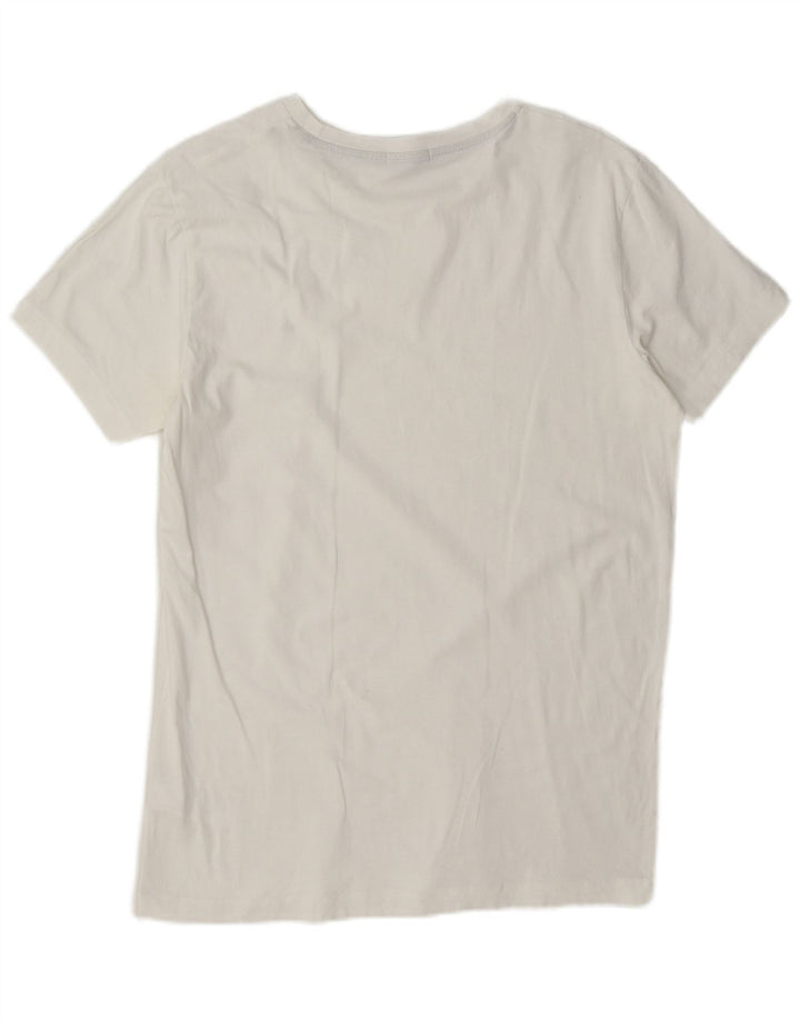Calvin Klein Jeans Herre T-Shirt Top Stor Hvid Bomuld