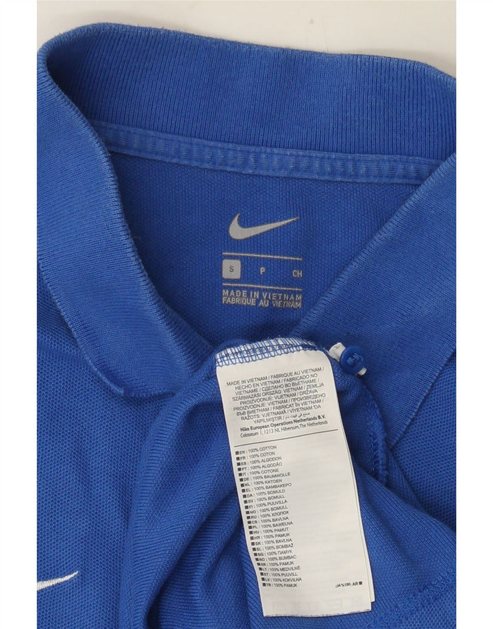 Nike Polo skjorte til mænd, lille blå bomuld