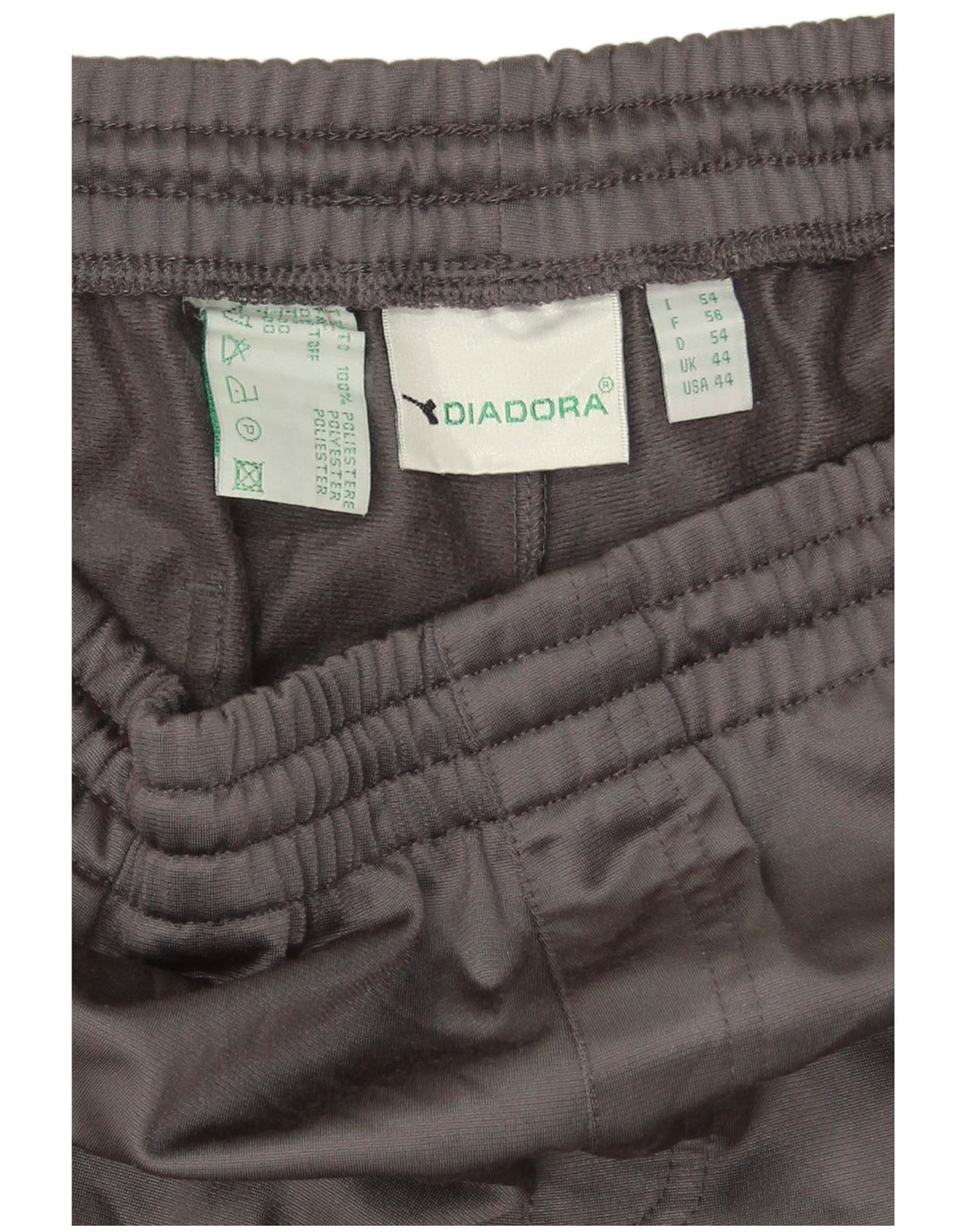 DIADORA Mens Tracksuit Trousers UK 44 XL Grey Polyester