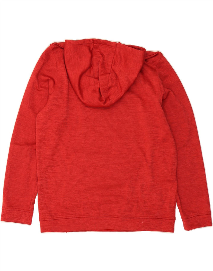 UNDER ARMOUR Mens Cold Gear Graphic Hoodie Jumper Medium Red Polyester Vintage Under Armour and Second-Hand Under Armour from Messina Hembry 
