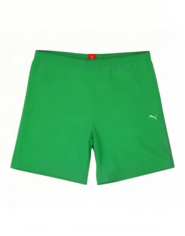 Puma Mens Graphic Sport Shorts XL Green Polyester