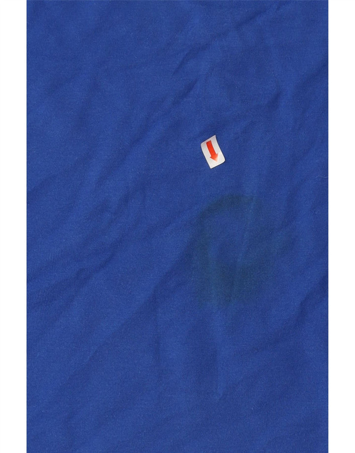 Nike Herre Regular Fit Grafisk T-Shirt Top XL Blå
