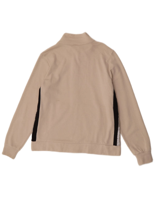 Champion Womens træningsdragt Topjakke UK 14 Large Off White Colourblock