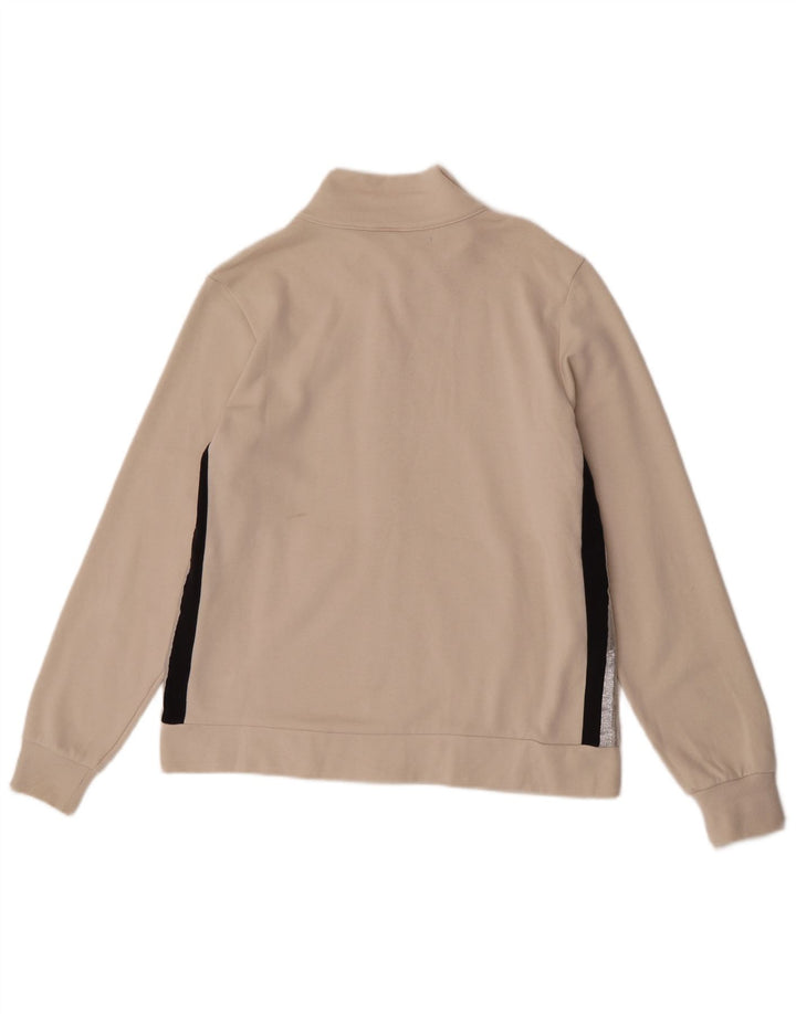 Champion Womens træningsdragt Topjakke UK 14 Large Off White Colourblock